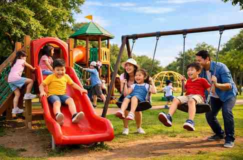 Ini Daftar Taman Bermain Gratis Terdekat