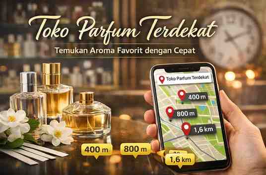 Toko Parfum Terdekat Dalam Jarak 400-800 Meter yang Buka