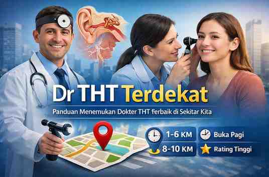Dr THT Terdekat dalam Jarak 1,6-8,1 KM Rating Tertinggi