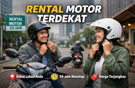 Rental Motor Terdekat dalam Jarak 400M, 800M, 1,6KM - 8,1KM