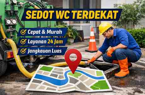 Sedot WC Terdekat dalam Jarak 400M, 800M, 1,6KM - 8,1KM